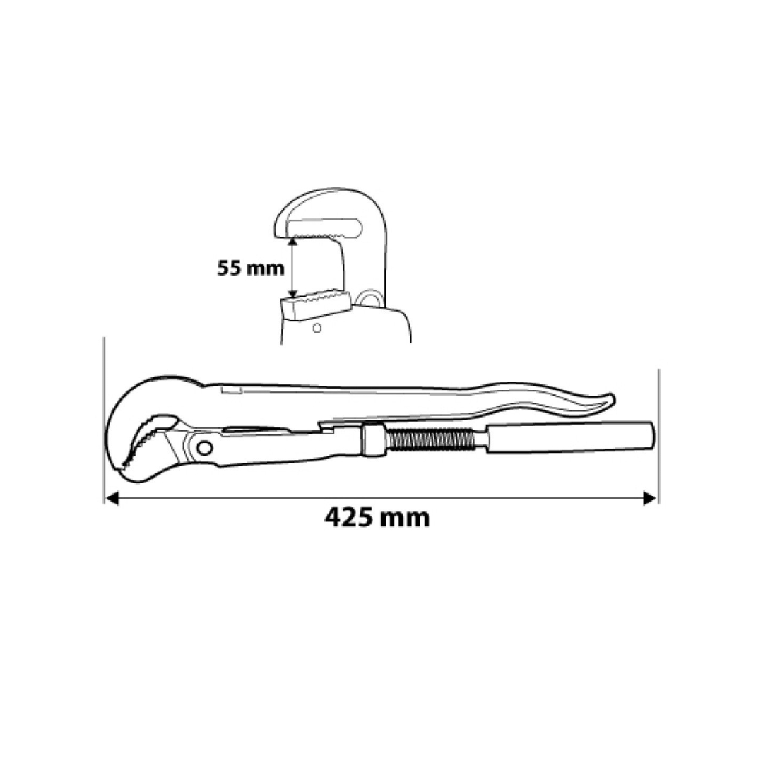 Santechninis raktas 90, 1,5' 2