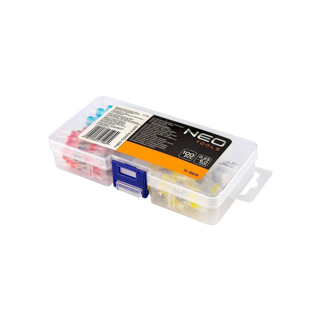 Savaime išsilydantys termo susitraukiantys vamzdeliai, 100 vnt. (0,25 - 6,0 mm) 1 Savaime išsilydantys termo susitraukiantys vamzdeliai, 100 vnt. (0,25 - 6,0 mm) 1