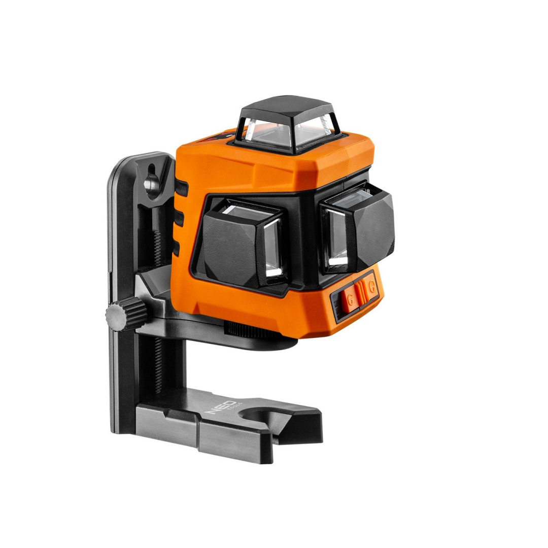 Savaime išsilyginantis nivelyras NEO 75-103, 15 m, raudonas, su maišeliu ir magnetiniu laikikliu 3