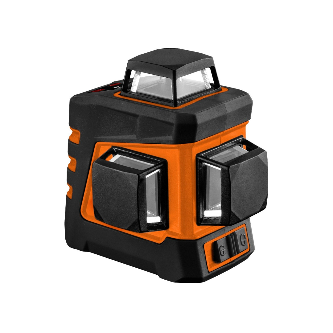 Savaime išsilyginantis nivelyras NEO 75-108, 20 m, žalias, su maišeliu,magnetiniu laikikliu