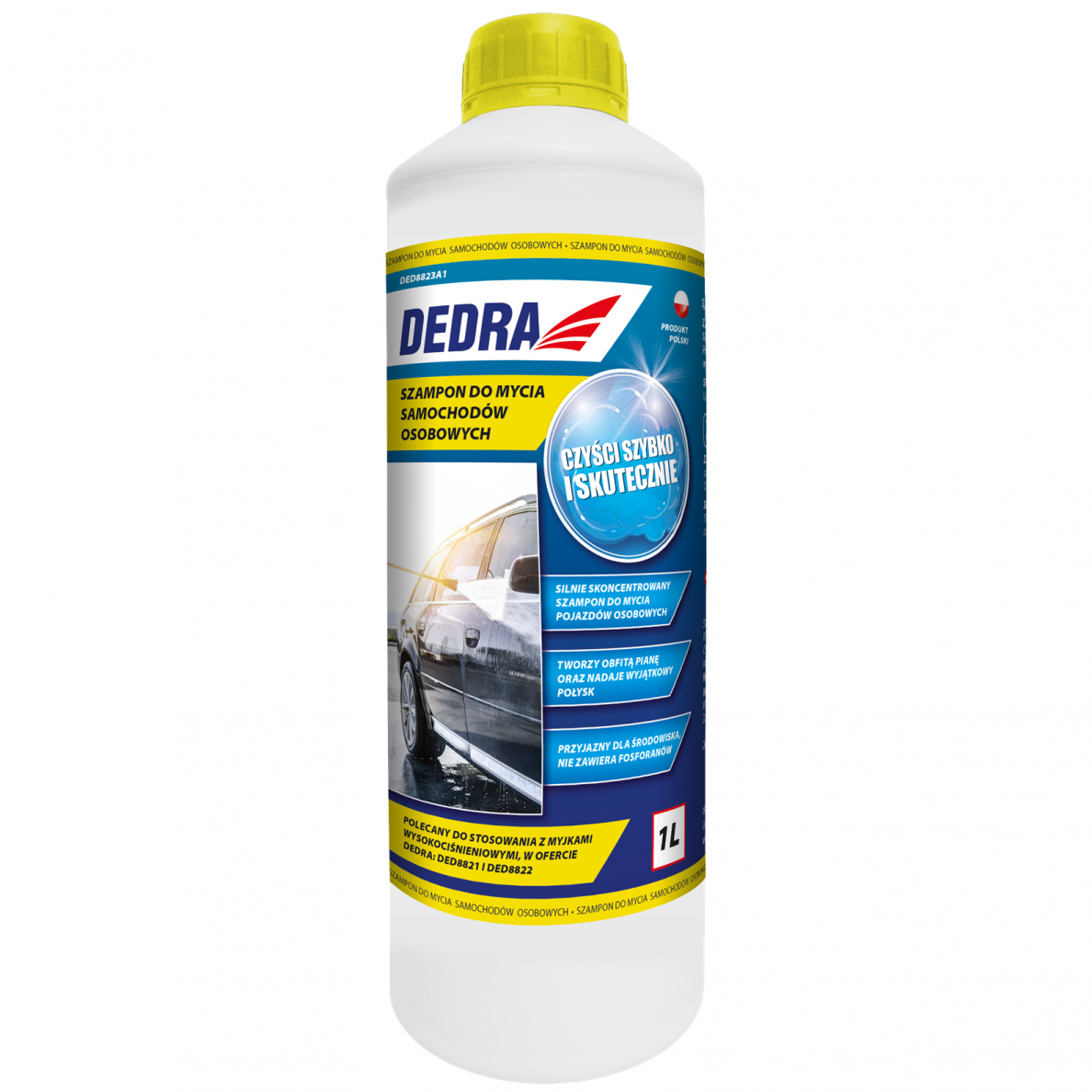 Šampūnas automobilių plovimui, koncentratas, 1 L Dedra DED8823A1 Šampūnas automobilių plovimui, koncentratas, 1 L Dedra DED8823A1