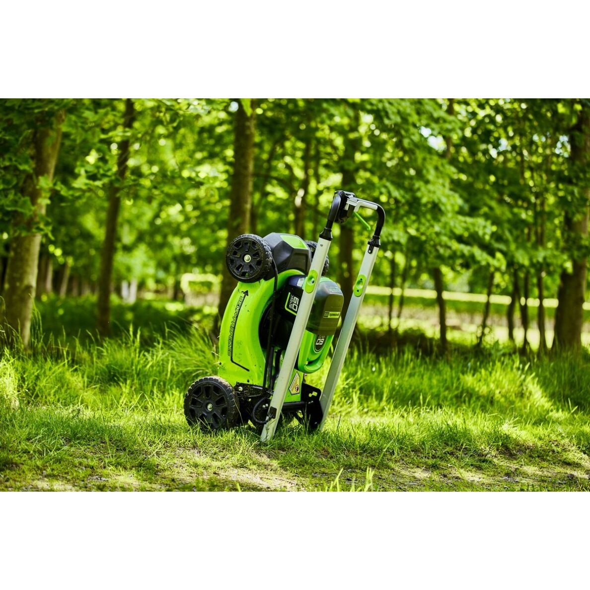 Akumuliatorinė savaeigė vejapjovė Greenworks GD60LM51SPK4, 60 V, 4,0 Ah, 51 cm 4
