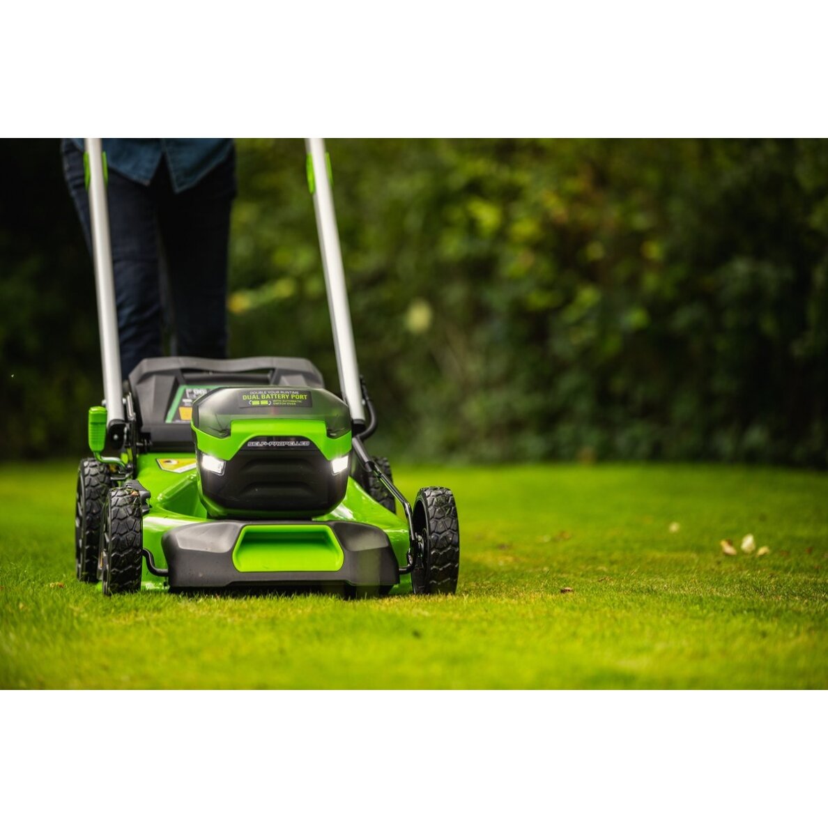 Akumuliatorinė savaeigė vejapjovė Greenworks GD60LM46SP, 60 V, 46 cm, (be akum. ir krov.) 1
