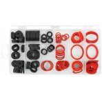 Sandarinimo / santechninių žiedų asortimentas | Guma ir pluoštas | 141 vnt. (SK01115) Sandarinimo / santechninių žiedų asortimentas | Guma ir pluoštas | 141 vnt. (SK01115)