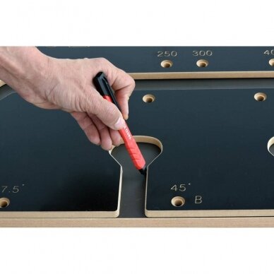 Šablonas virtuvinio stalviršio sujungimams | 1000 x 390 x 53 mm (YT-70890) 2 Šablonas virtuvinio stalviršio sujungimams | 1000 x 390 x 53 mm (YT-70890) 2