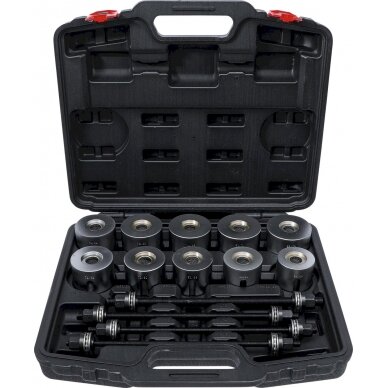 Sailentblokų presavimo komplektas | su 4 varžtais | 24 vnt. (67305) Sailentblokų presavimo komplektas | su 4 varžtais | 24 vnt. (67305)