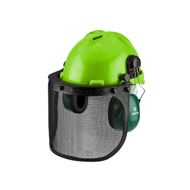 Šalmas su ausų dangteliu ir tinkleliu 3 viename