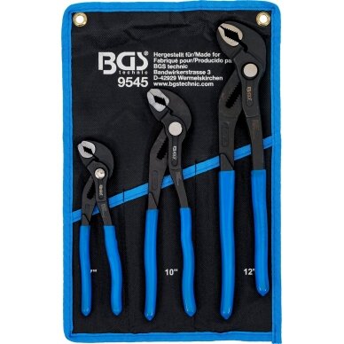 Santechninių replių rinkinys fiksuojamų mygtuku | 175/240/300 mm | 3 vnt. (9545) Santechninių replių rinkinys fiksuojamų mygtuku | 175/240/300 mm | 3 vnt. (9545)