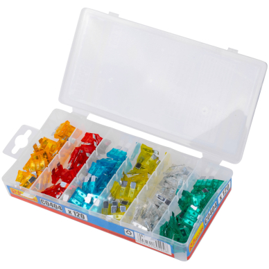 Saugiklių komplektas 5A-30 120 vnt. 1 Saugiklių komplektas 5A-30 120 vnt. 1