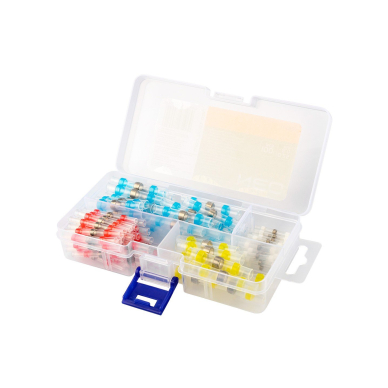 Savaime išsilydantys termo susitraukiantys vamzdeliai, 100 vnt. (0,25 - 6,0 mm)