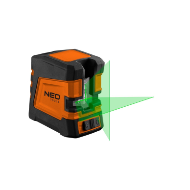 Savaime išsilyginantis kryžminis lazerinis nivelyras NEO 75-107, 20 m, žalias, su maišeliu ir mag. laikikliu 4 Savaime išsilyginantis kryžminis lazerinis nivelyras NEO 75-107, 20 m, žalias, su maišeliu ir mag. laikikliu 4
