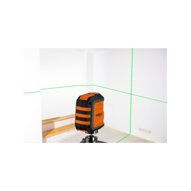 Savaime išsilyginantis skersinis linijinis lazerinis NEO 75-106, 15 m, žalias 3 Savaime išsilyginantis skersinis linijinis lazerinis NEO 75-106, 15 m, žalias 3