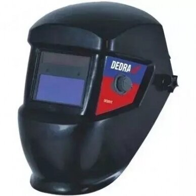Savaime užtamstantis suvirinimo šalmas; 92,5x42,5mm Dedra DES001E Savaime užtamstantis suvirinimo šalmas; 92,5x42,5mm Dedra DES001E