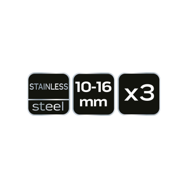 Sąvarža metalinė 10-16 mm 7 Sąvarža metalinė 10-16 mm 7