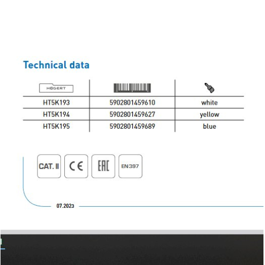 Šalmas mėlynas Hogert technik HT5K195 1 Šalmas mėlynas Hogert technik HT5K195 1