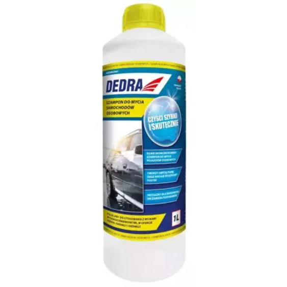 Šampūnas automobilių plovimui, koncentratas, 1 L Dedra DED8823A1 1 Šampūnas automobilių plovimui, koncentratas, 1 L Dedra DED8823A1 1