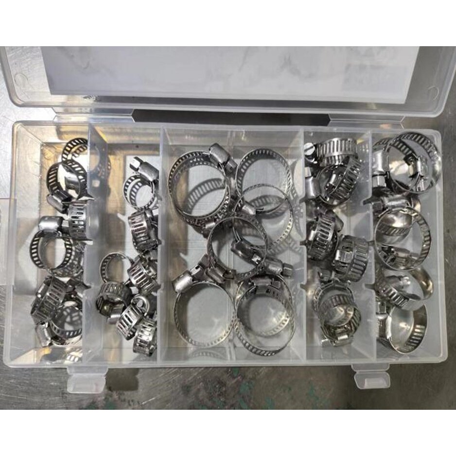 Sąvaržų rinkinys | nerūdijantis plienas | 26 vnt. (H8055-1) Sąvaržų rinkinys | nerūdijantis plienas | 26 vnt. (H8055-1)