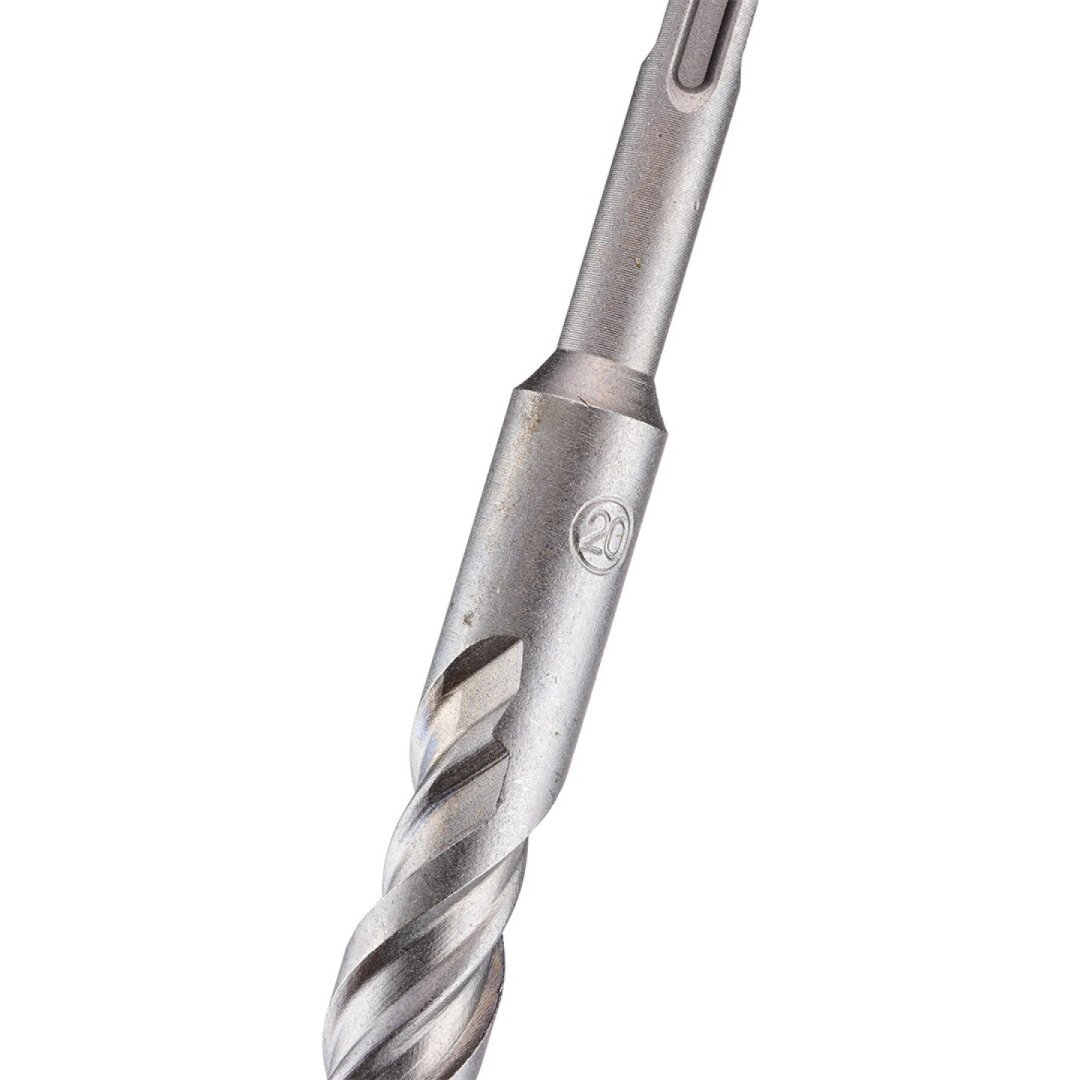 SDS Plus betoninis grąžtas su dviguba spiralė 20 x 260 mm 3