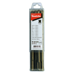 Grąžtų ir kaltų komplektas Makita D-44971, SDS-PLUS, 10vnt.