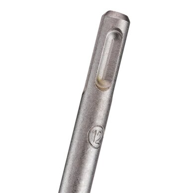 SDS plius betoninis grąžtas su dviguba spiralė 12 x 210 mm 3