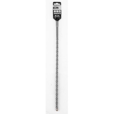 SDS Plus betoninis grąžtas su dviguba spiralė 10 x 410 mm 1