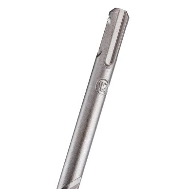 SDS Plus betoninis grąžtas su dviguba spiralė 12 x 310 mm 3