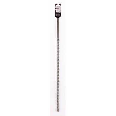 SDS Plus betoninis grąžtas su dviguba spiralė 12 x 600 mm 1