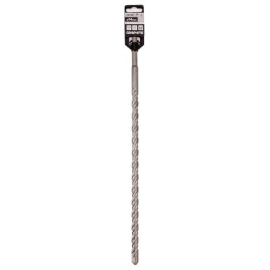SDS Plus betoninis grąžtas su dviguba spiralė 14 x 410 mm 1