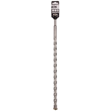 SDS Plus betoninis grąžtas su dviguba spiralė 18 x 400 mm 1