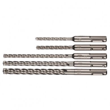 Grąžtų komplektas betonui Makita B-58992, 5 vnt, 5-10 mm, NEMESIS II 2