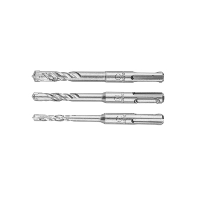 SDS Plus Grąžtų komplektas, rinkinys 3 vnt. - 6, 8, 10 x 110 mm