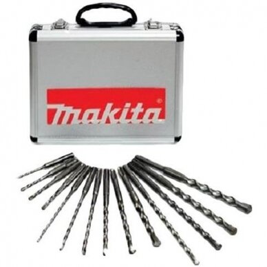 SDS-PLUS Grąžtų Komplektas(5-16mm) Makita D-21325 1 SDS-PLUS Grąžtų Komplektas(5-16mm) Makita D-21325 1