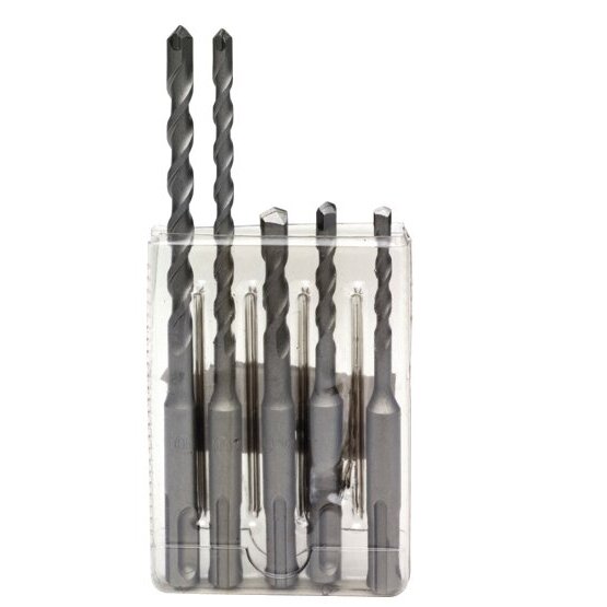 SDS-PLUS Grąžtų Komplektas (5x110mm; 6x110mm; 6x160mm; 8x110mm; 8x160mm) Makita D-00795 SDS-PLUS Grąžtų Komplektas (5x110mm; 6x110mm; 6x160mm; 8x110mm; 8x160mm) Makita D-00795