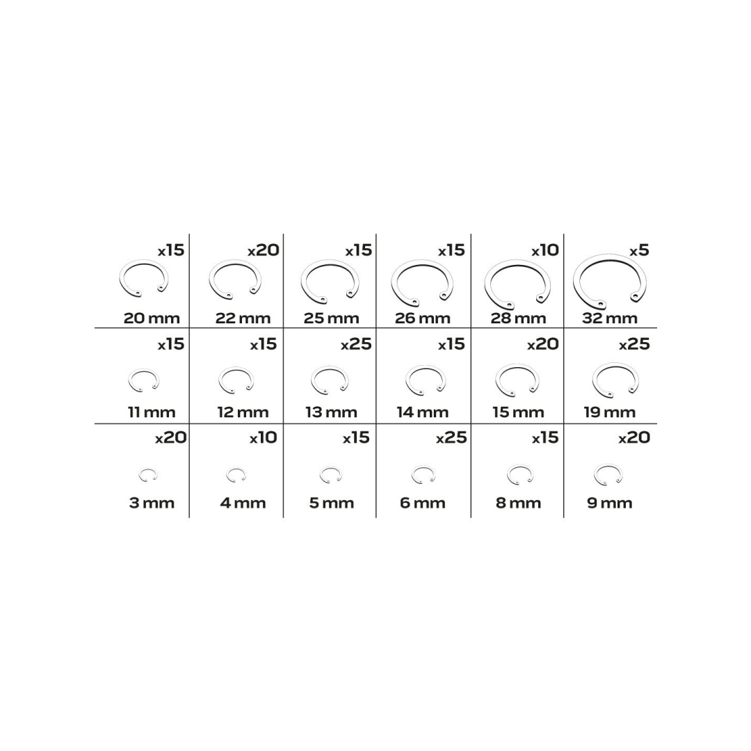 Segerio žiedai, 300 vnt. 6