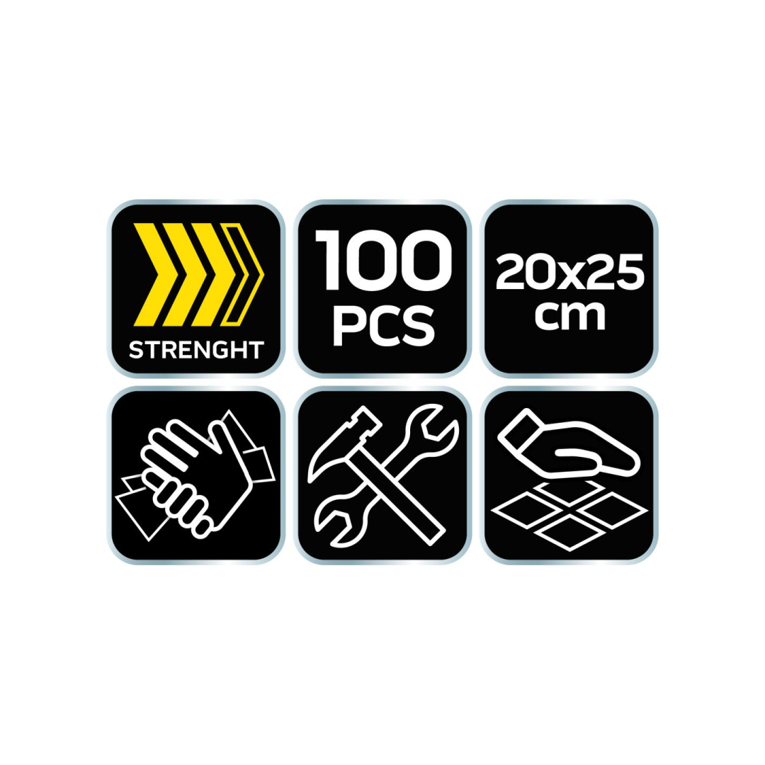 Servetėlės rankoms plauti ir valyti nuo įsisenėjusių nešvarumų, indelis, 100 vnt. 6 Servetėlės rankoms plauti ir valyti nuo įsisenėjusių nešvarumų, indelis, 100 vnt. 6