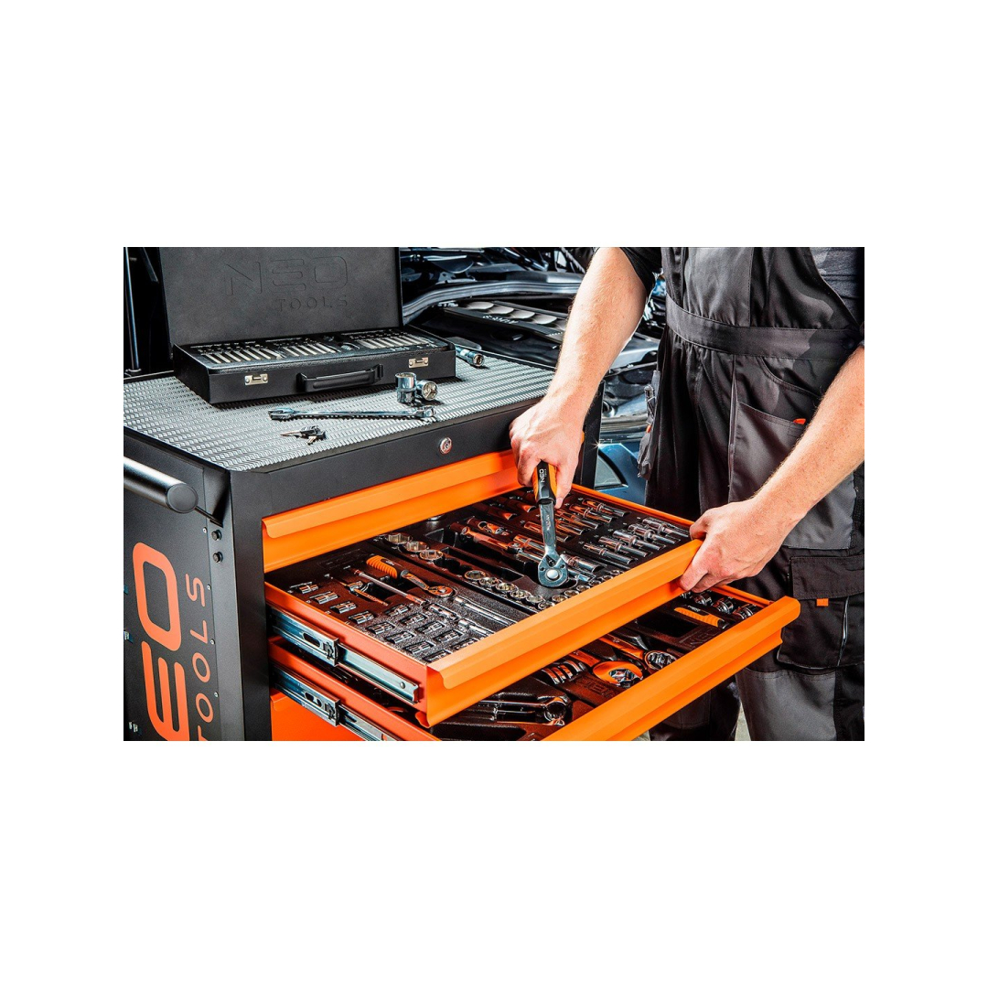 Servisinis  vežimėlis   NEO, 6 stalčiai  (tuščias) 2