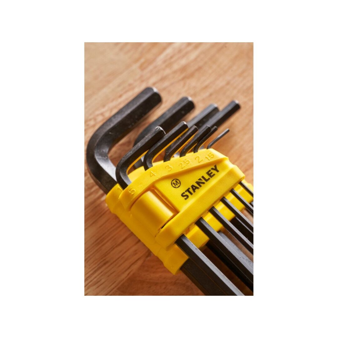 Šešiakampiai raktai 1.5-10 mm 10 vnt Šešiakampiai raktai 1.5-10 mm 10 vnt