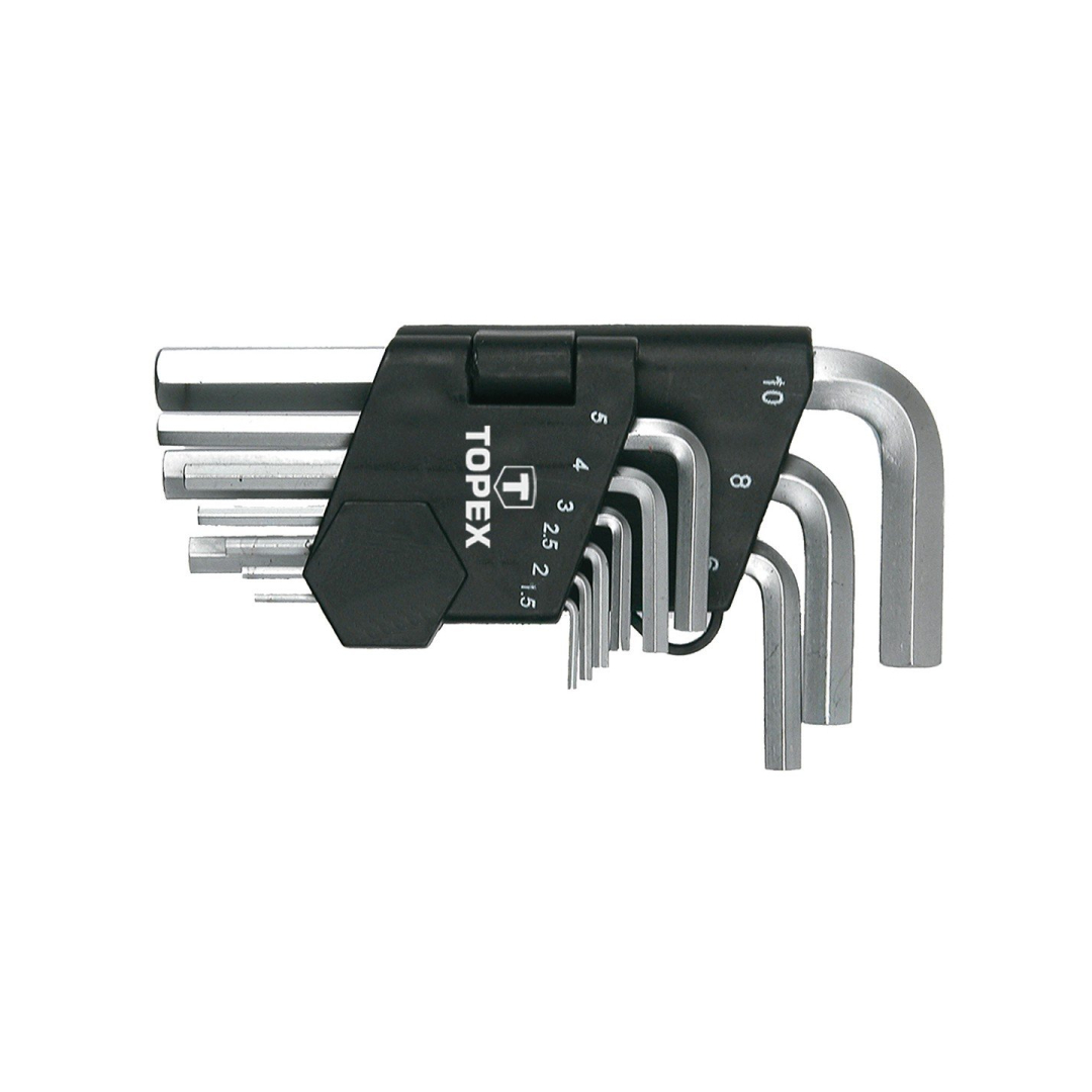 Šešiakampiai raktai 9 vnt., 1.5-10 mm