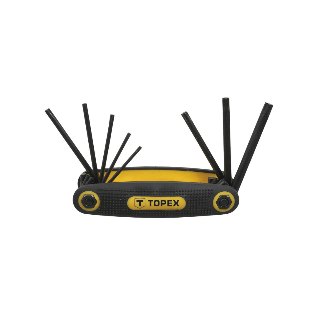 ŠEŠIAKAMPIAI RAKTAI TORX 8vnt. T9-T40mm ŠEŠIAKAMPIAI RAKTAI TORX 8vnt. T9-T40mm