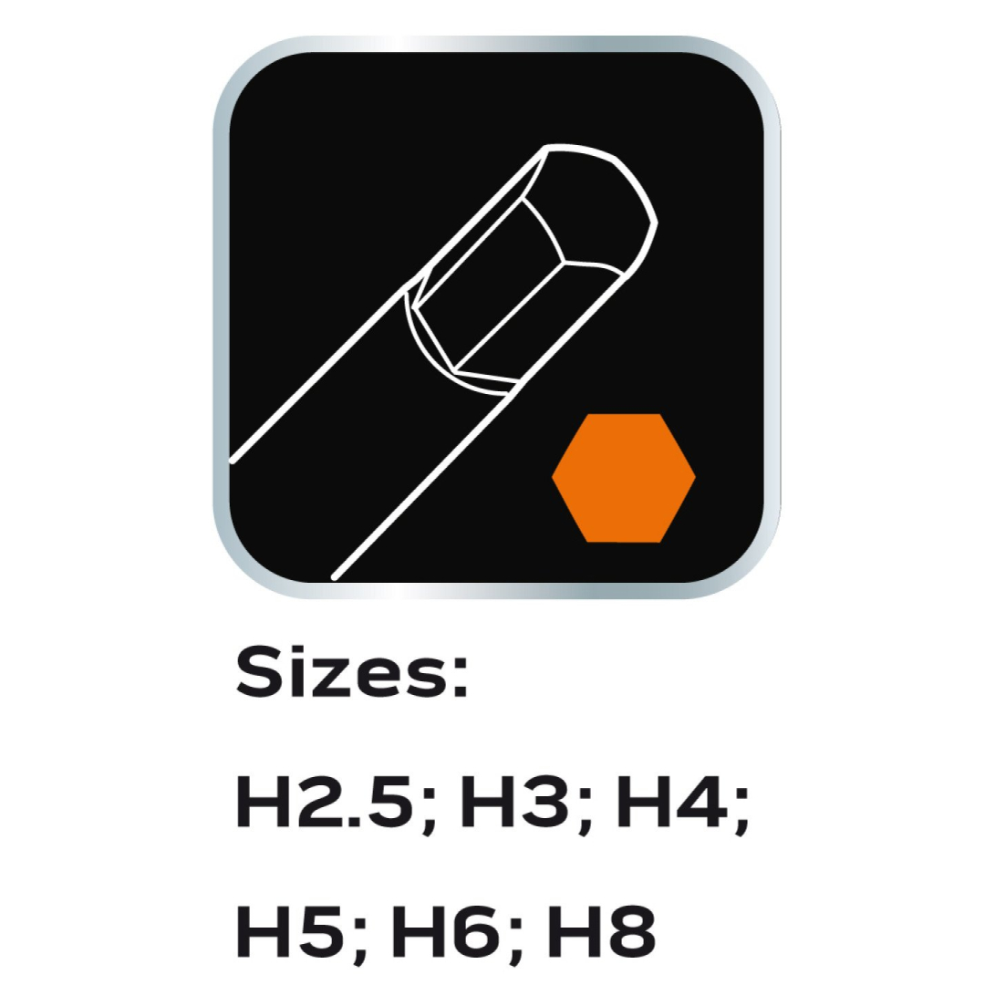 Šešiakampiai veržliarakčiai 6 vnt 5
