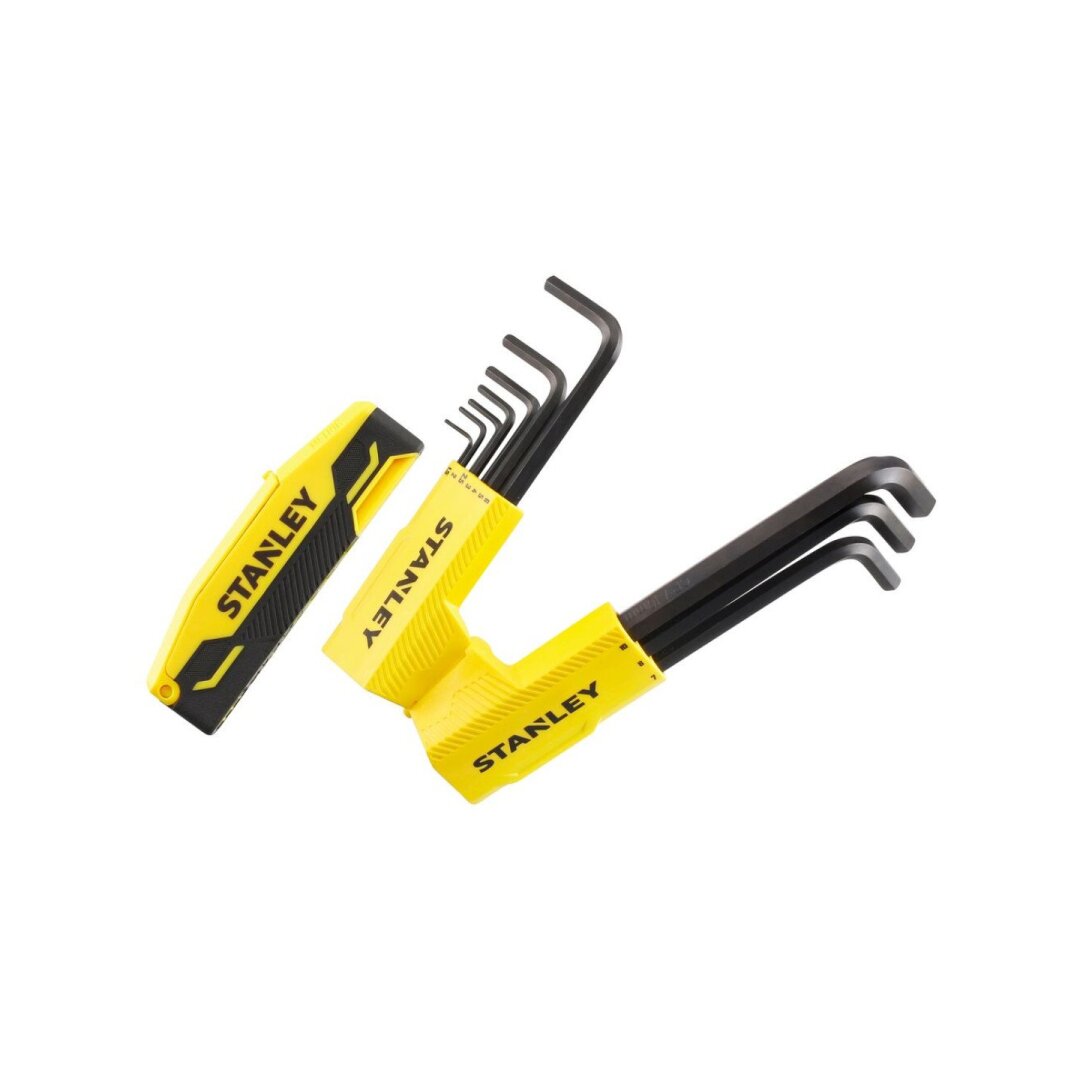 Šešiakampių raktų kompl. 9 vnt. 1.5-10mm., Stanley 5 Šešiakampių raktų kompl. 9 vnt. 1.5-10mm., Stanley 5