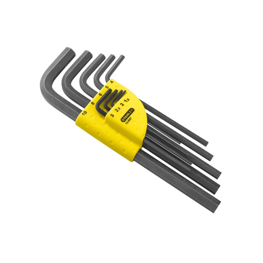 Šešiakampių rinkinys 1.5->10mm 9 vnt Šešiakampių rinkinys 1.5->10mm 9 vnt