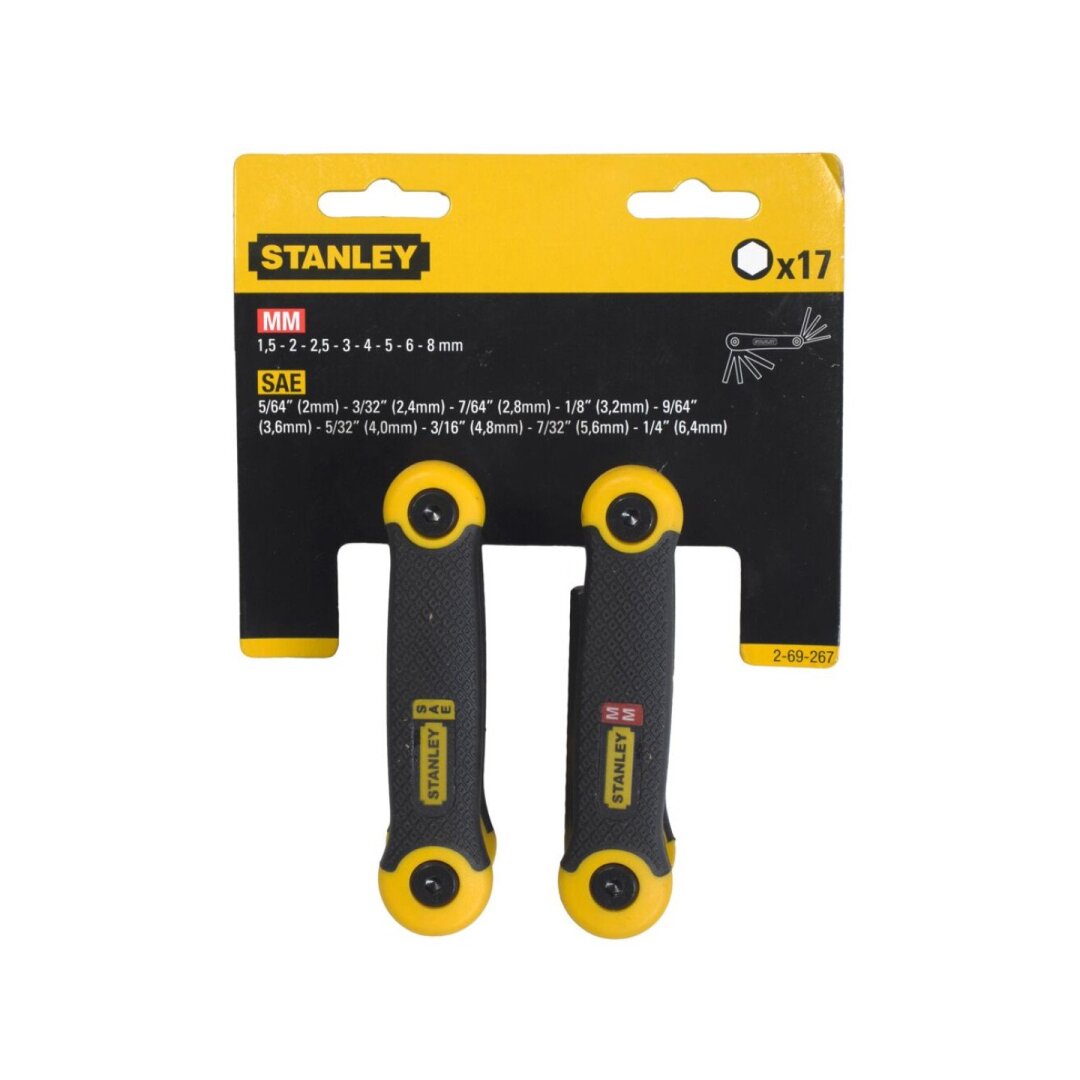 Šešiakampių rinkinys 17 vnt 2