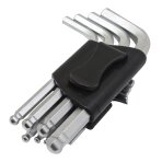 Šešiakampiai raktai apvaliu galu 9vnt.H1,5-H10mm Šešiakampiai raktai apvaliu galu 9vnt.H1,5-H10mm