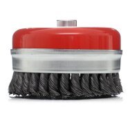 Šepetys plieninis sustiprintas puodelis 75mm