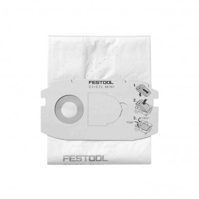 SELFCLEAN dulkių surinkimo maišelis Festool SC FIS-CT MINI/5 (498410) SELFCLEAN dulkių surinkimo maišelis Festool SC FIS-CT MINI/5 (498410)
