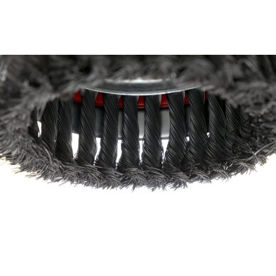 Šepetys plieninis sustiprintas puodelis 75mm 4 Šepetys plieninis sustiprintas puodelis 75mm 4