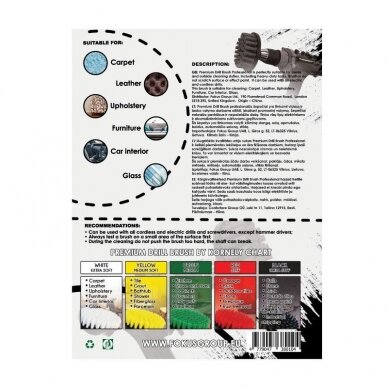 Šepetys profesionaliam valymui NEMO labai minkštas, baltas, 13 cm 4 Šepetys profesionaliam valymui NEMO labai minkštas, baltas, 13 cm 4