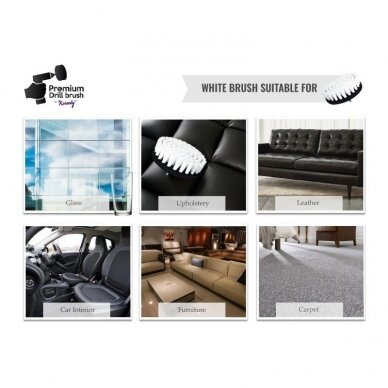 Šepetys profesionaliam valymui NEMO labai minkštas, baltas, 13 cm 6 Šepetys profesionaliam valymui NEMO labai minkštas, baltas, 13 cm 6