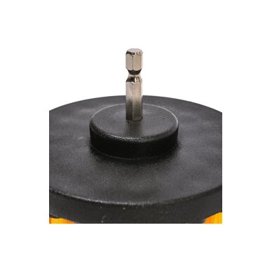 Šepetys su Hex 6.3 mm 1/4" galu Ø 100 mm 1 Šepetys su Hex 6.3 mm 1/4" galu Ø 100 mm 1